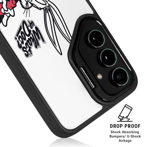 Looney Tunes Retro Bugs Bunny Galaxy S25 Ultra Kickstand Case